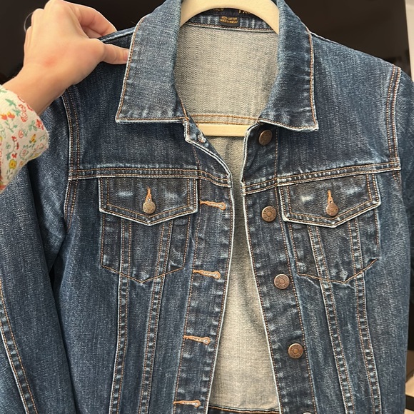 Jcrew blue denim jacket - Picture 4 of 10
